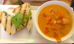 Herbed Tomato and Bleu Cheese Soup Recipe